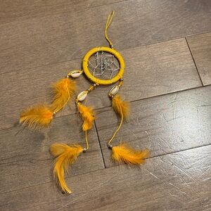 Marshalls Yellow Feather Dreamcatcher Wall Hanging